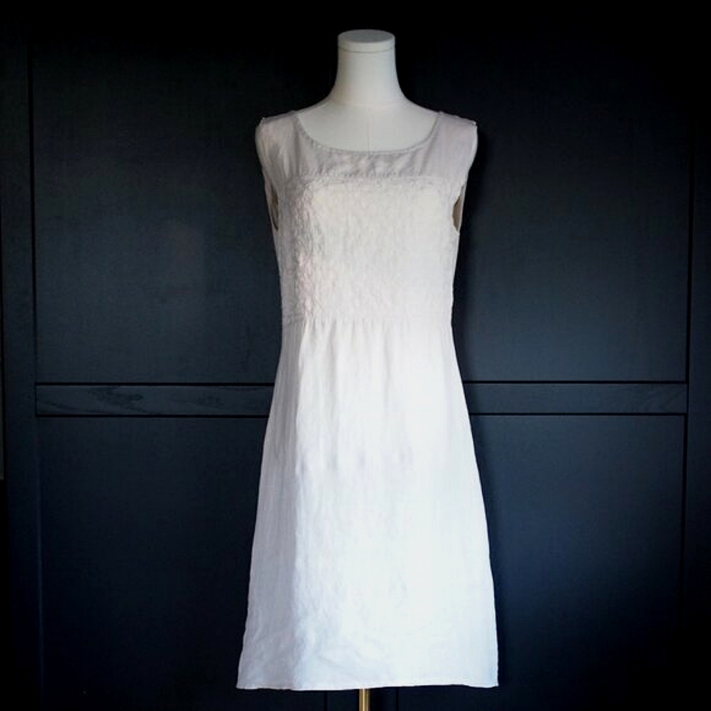 Lina Tomei | Linen Sleeveless Dress, Made in Italy
